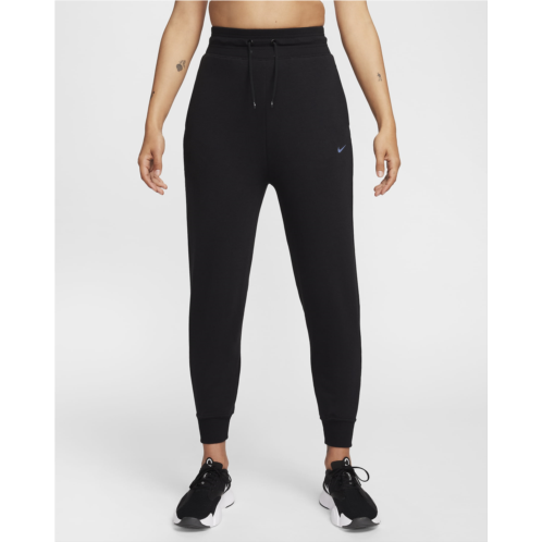 Nike Dri-FIT One Womens High-Waisted 7/8 French Terry Joggers