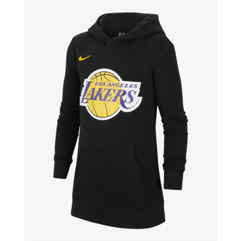 Los Angeles Lakers Club Fleece Big Kids Nike NBA Pullover Hoodie