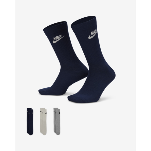 Nike Sportswear Everyday Essential Crew Socks (3 Pairs)