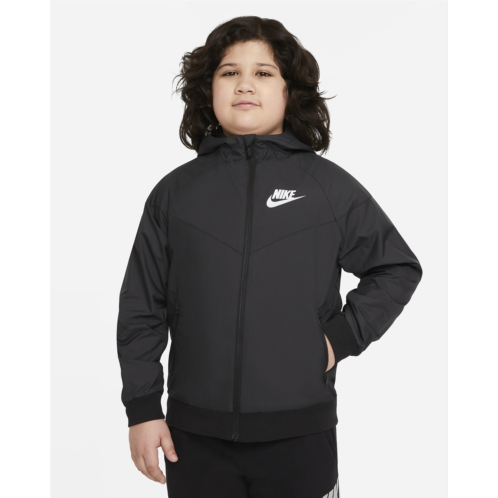 Nike Sportswear Windrunner Big Kids (Boys) Loose Hip-Length Hooded Jacket (Extended Size)