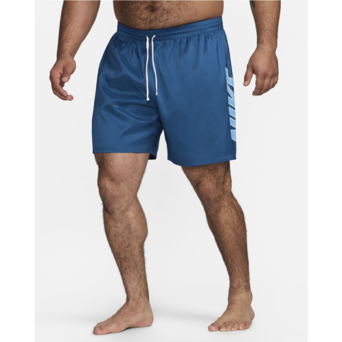 Nike Swim Big Block Mens 9 Volley Shorts (Extended Size)