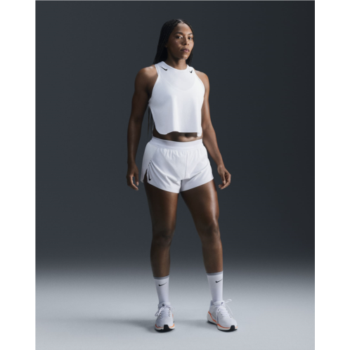 Nike AeroSwift Womens Dri-FIT ADV Mid-Rise Brief-Lined 3 Running Shorts