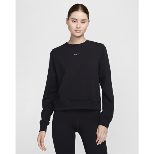 Nike Dri-FIT One Womens Crew-Neck French Terry Sweatshirt