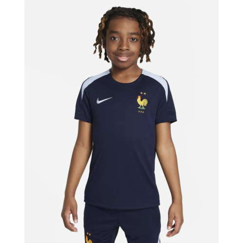 FFF Strike Big Kids Nike Dri-FIT Soccer Short-Sleeve Knit Top