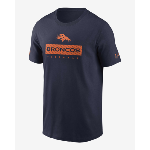 Denver Broncos Sideline Team Issue Mens Nike Dri-FIT NFL T-Shirt