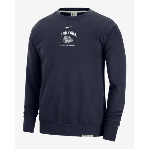 Gonzaga Standard Issue Mens Nike College Fleece Crew-Neck Sweatshirt