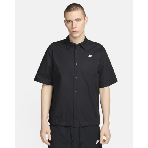 Nike Club Mens Short-Sleeve Oxford Button-Up Shirt