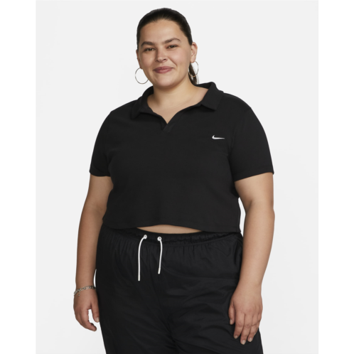 Nike Sportswear Essential Womens Short-Sleeve Polo Top (Plus Size)