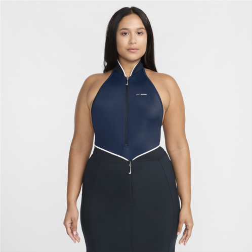 Nike x Jacquemus Womens High-Neck 1-Piece Swimsuit