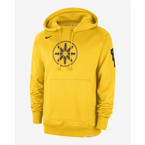 Golden State Warriors Standard Issue 2023/24 City Edition Mens Nike NBA Courtside Hoodie
