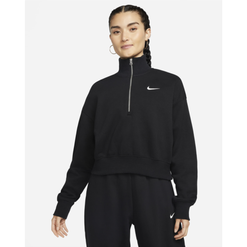 Nike Sportswear Phoenix Fleece Womens 1/2-Zip Cropped Sweatshirt