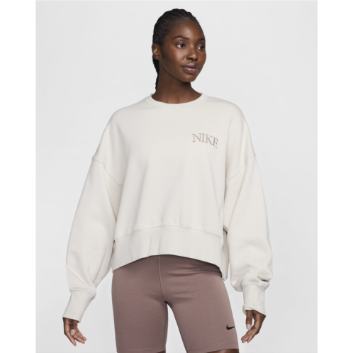 Nike Sportswear Phoenix Fleece Womens Oversized Cropped Crew-Neck Sweatshirt