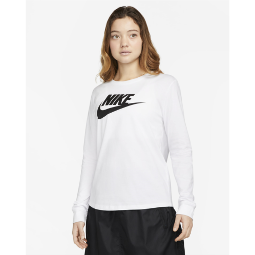 Nike Sportswear Essentials Womens Long-Sleeve Logo T-Shirt