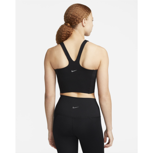 Nike Yoga Dri-FIT Luxe Womens Shelf-Bra Cropped Tank