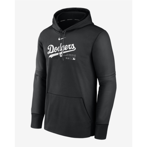 Los Angeles Dodgers Authentic Collection Practice Mens Nike Therma MLB Pullover Hoodie