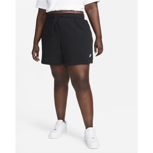 Nike Sportswear Club Fleece Womens Mid-Rise Shorts (Plus Size)