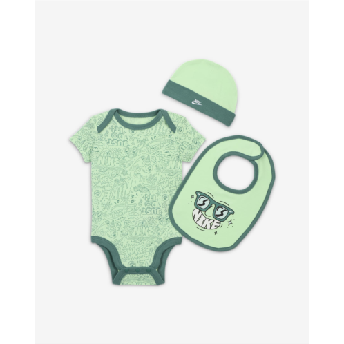 Nike Adventure Doodle Baby 3-Piece Bodysuit Box Set
