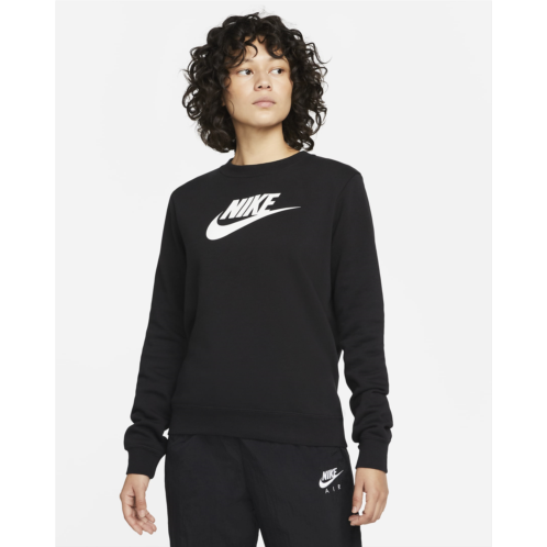 Nike Sportswear Club Fleece Womens Logo Crew-Neck Sweatshirt