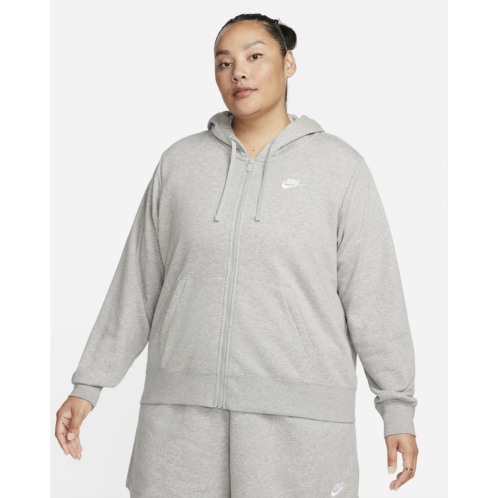 Nike Sportswear Club Fleece Womens Full-Zip Hoodie (Plus Size)