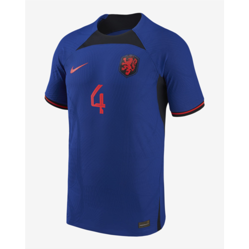 Netherlands National Team 2022/23 Vapor Match Away (Virgil van Dijk) Mens Nike Dri-FIT ADV Soccer Jersey