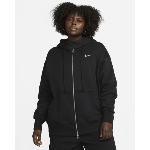 Nike Sportswear Phoenix Fleece Womens Oversized Full-Zip Hoodie (Plus Size)