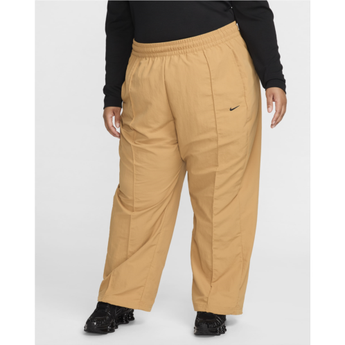 Nike Sportswear Everything Wovens Womens Mid-Rise Open-Hem Pants (Plus Size)