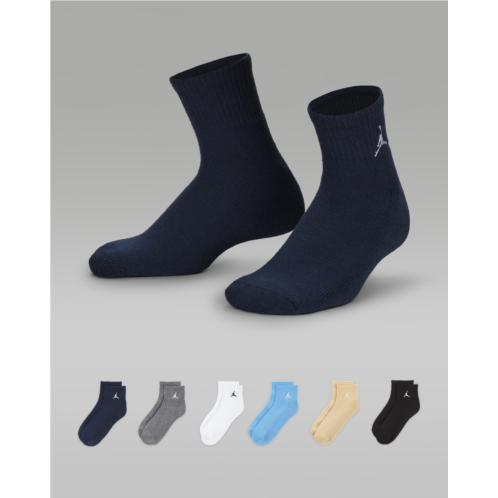 Nike Everyday Essentials Big Kids Ankle Socks (6 Pairs)
