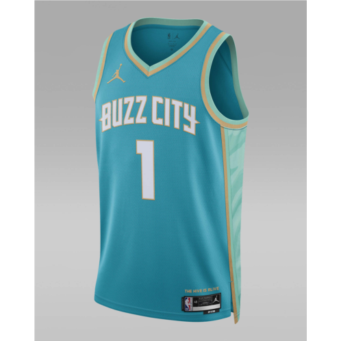 Nike Lamelo Ball Charlotte Hornets City Edition 2023/24 Mens Jordan Dri-FIT NBA Swingman Jersey