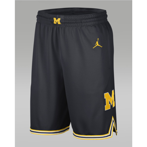 Nike Jordan College (Michigan) Mens Replica Basketball Shorts