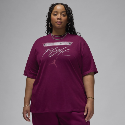 Nike Jordan Flight Heritage Womens Graphic T-Shirt (Plus Size)