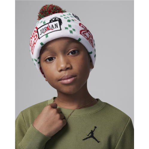 Nike Jordan Cuffed Pom Beanie Little Kids Hat