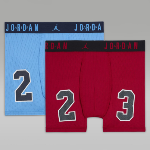 Nike Jordan Flight Big Kids Mesh Jersey Boxer Briefs (2-Pack)