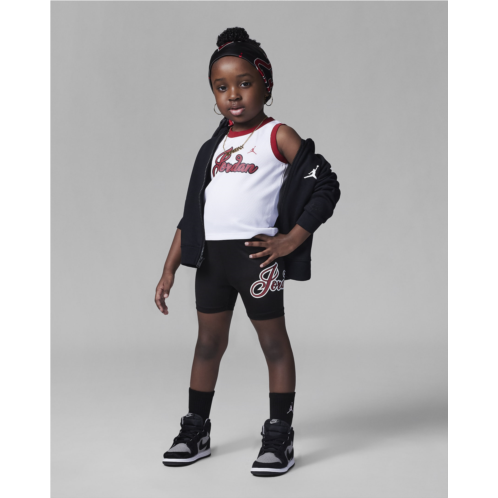 Nike Jordan Mini Me Flight Jersey Tank Set Toddler 2-Piece Set