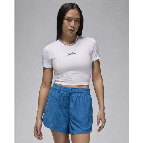 Nike Jordan Womens Slim Cropped T-Shirt