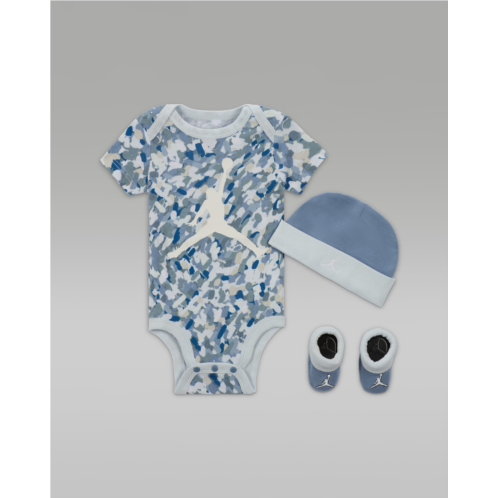 Nike Jordan MJ Essentials Poolside Baby (0-9M) 3-Piece Bodysuit Box Set