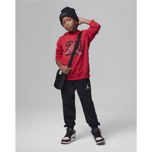 Nike Jordan 23 Jumpman Fleece Pullover Hoodie Set Little Kids 2-Piece Hoodie Set