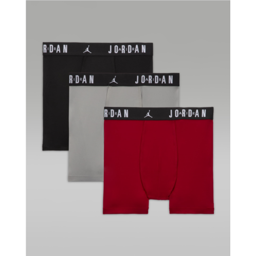 Nike Jordan Flight Dri-FIT Big Kids Poly Boxer Briefs (3-Pack)