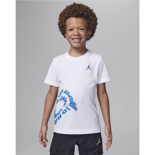 Nike Jordan Warped Galaxy Little Kids Graphic T-Shirt