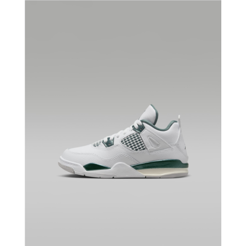 Nike Jordan 4 Retro Oxidized Green Little Kids Shoes