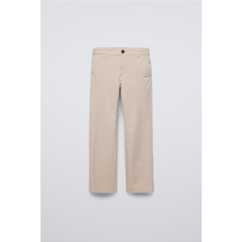 Zara BASIC SLIM FIT CHINO PANTS