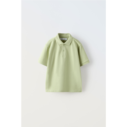 Zara PLAIN BASIC POLO SHIRT