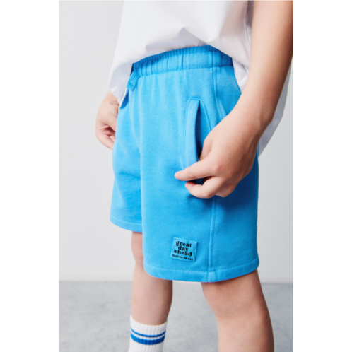 Zara LABEL TRIM PLUSH SHORTS