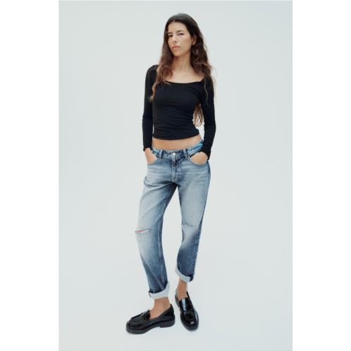 Zara LOW RISE RELAXED FIT Z1975 JEANS