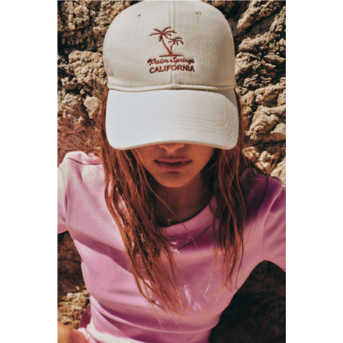 Zara EMBROIDERED TEXT TWILL CAP