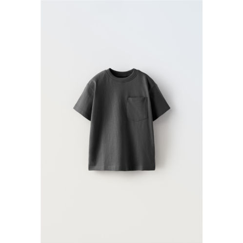 Zara PLAIN POCKET T-SHIRT