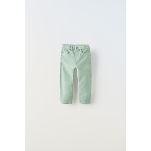 Zara REGULAR FIT TWILL PANTS