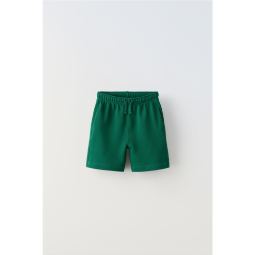 Zara PLAIN PLUSH SHORTS