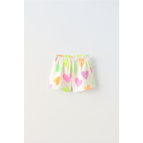 Zara BASIC PRINT SHORTS