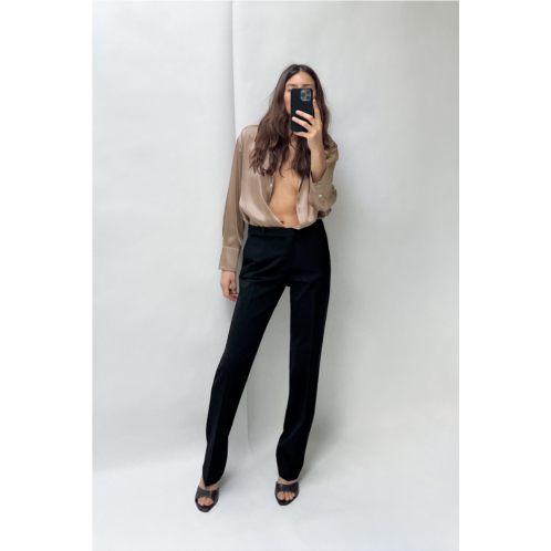 Zara MID-RISE ANKLE PANTS