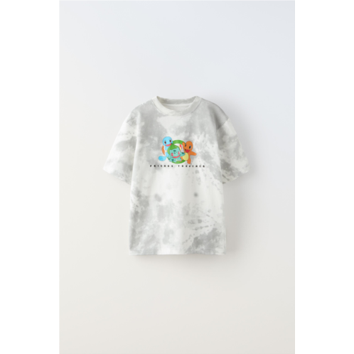 Zara TIE DYE FRIENDS POKEEMON T-SHIRT